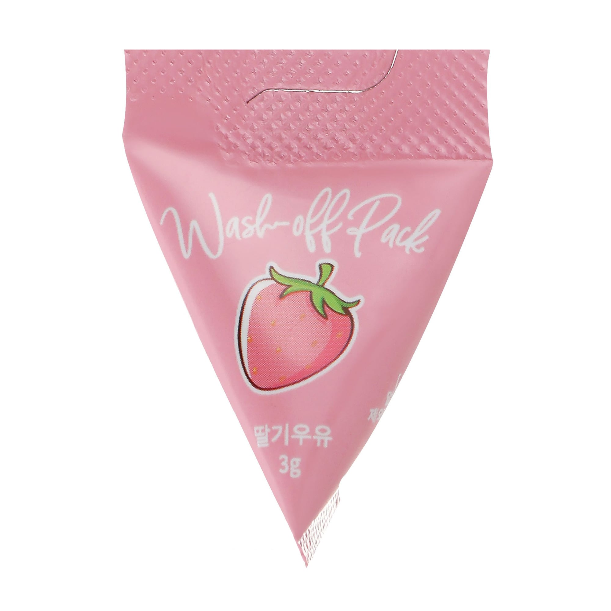 Глибоко очищувальна маска для обличчя Med B Cosmetic Strawberry Milk Wash Off Pack полунична, 3 г