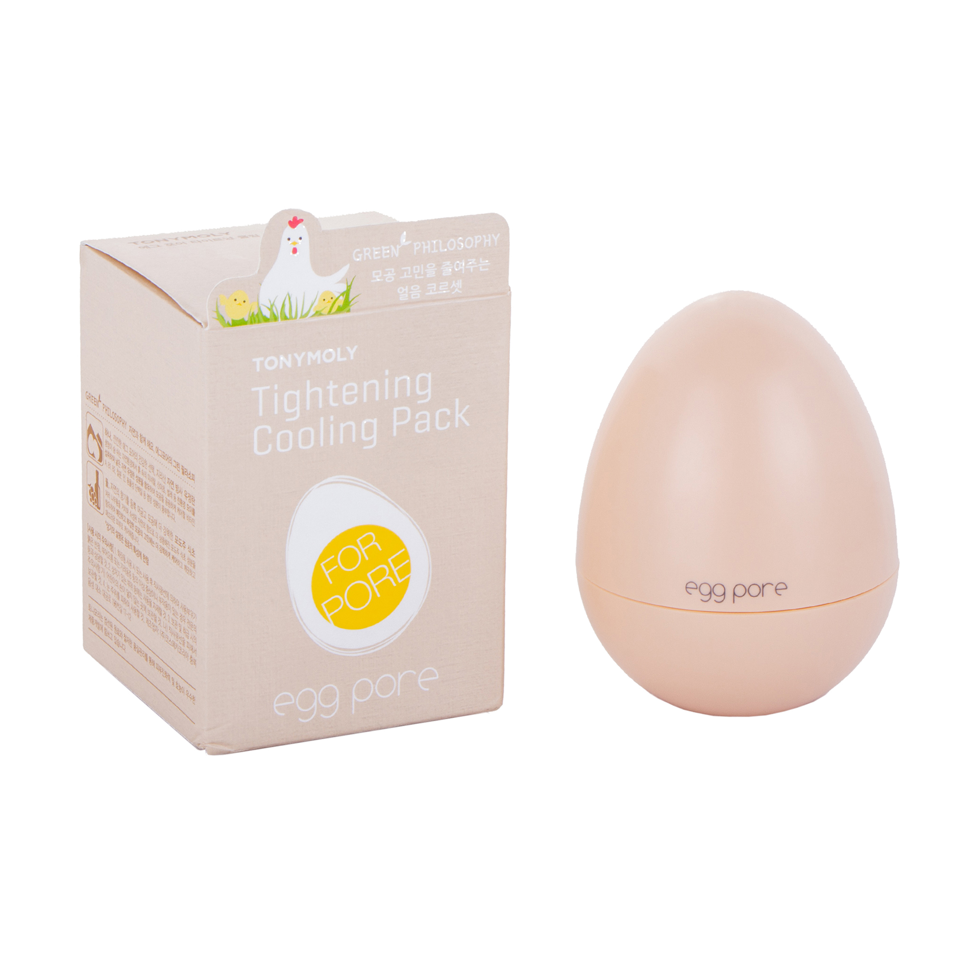 Очищувальна маска для обличчя Tony Moly Egg Pore Tightening Cooling Pack, 30 г